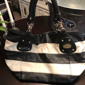 Dolce & Gabbana Striped Handbag Purse